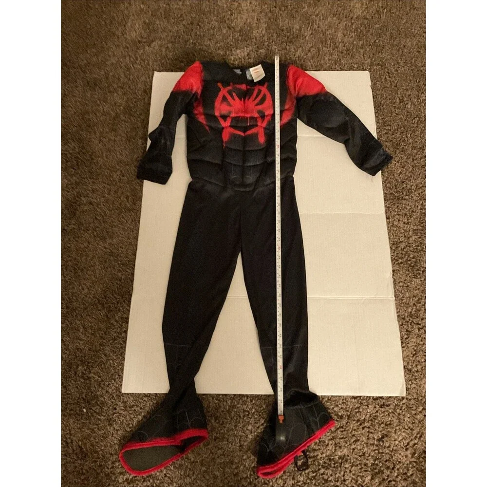 Miles Morales Spider Man Muscle Costume Hasbro Mask Marvel Across Spider Verse - Picture 6 of 11